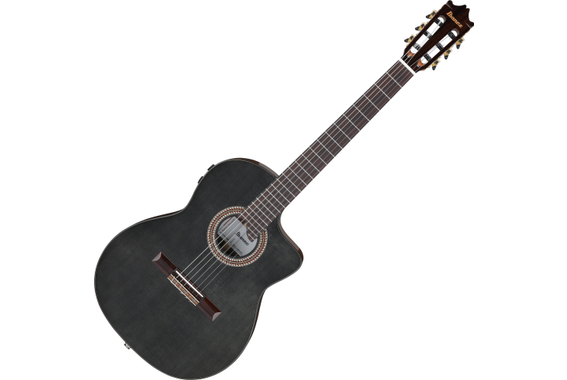 Ibanez GA360TCE-TBK Chitarra Classica Transparent Black High Gloss image 1
