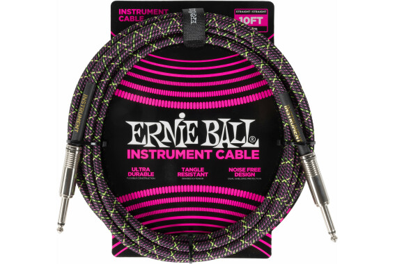 Ernie Ball 6427 Instrumentenkabel 3,05 m Purple Python image 1