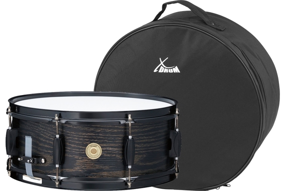 Tama WP1455BK-BOW Woodworks 14" x 5,5" Snare Drum Black Oak Wrap Set image 1