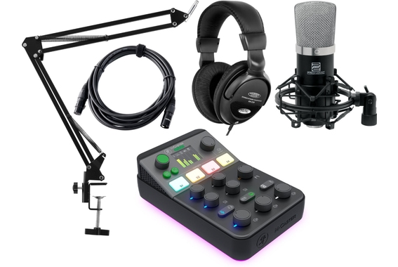 Mackie M-Caster Studio Podcast Gaming Interface Set image 1
