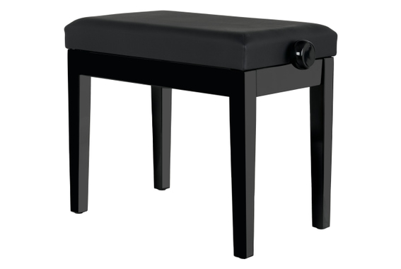 Classic Cantabile Piano Bench Model P Black High Gloss image 1