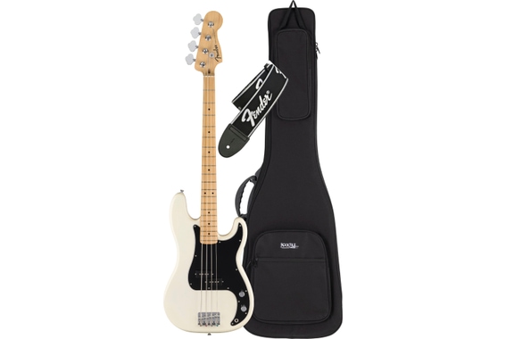 Fender Standard Precision Bass Olympic White Set image 1