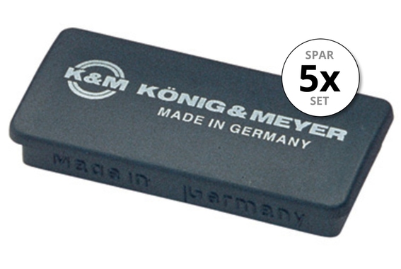 K&M 115/6 Magnet für Notenständer 5x Set image 1