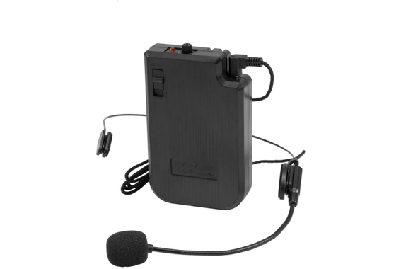 Omnitronic WAMS-10BT2 MK2 Bodypack-Zender incl. Headsetmicrofoon 865 MHz image 1