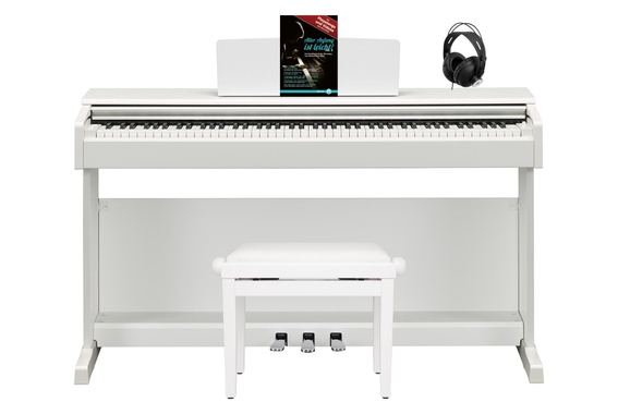 Yamaha Arius YDP-145WH E-Piano Set Weiß matt image 1