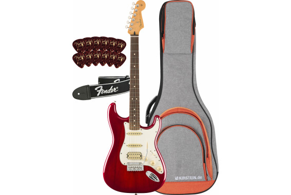 Fender Player II Stratocaster HSS RW Cherry Burst Transparent Set image 1