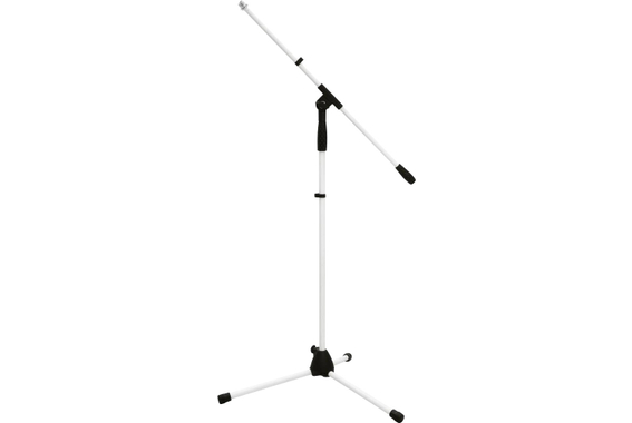 Omnitronic Microphone Stand MS-1W With Boom White image 1