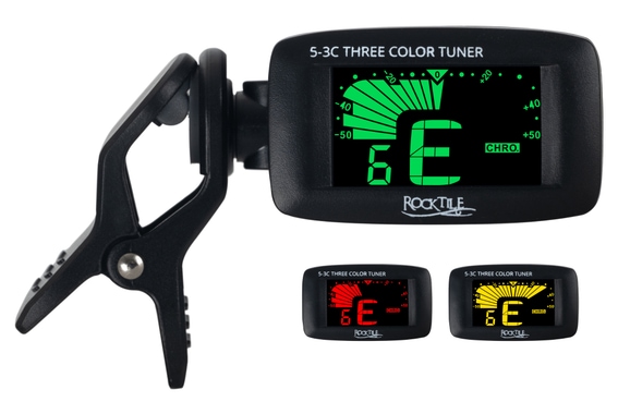 Rocktile 5-3C Three Color Clip-Tuner image 1