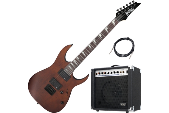 Ibanez GRG121DX-WNF E-Gitarre AK20GR Set image 1