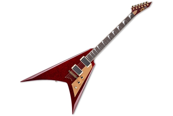ESP LTD KH-V RSP Kirk Hammett Signature Red Sparkle image 1