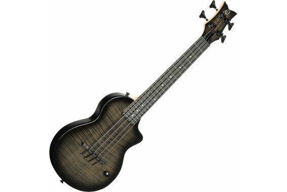 Ortega NEO-BS-TGB Neo Series Ukulele Bass Transparent Grey Burst image 1