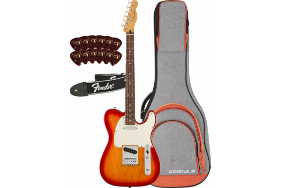 Fender Player II Telecaster RW Aged Cherry Burst Set image 1