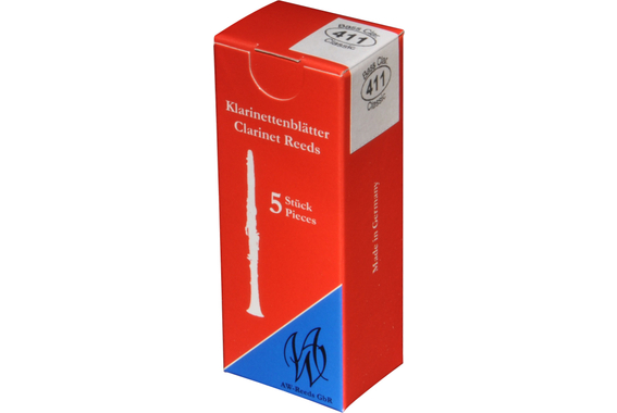 AW Woodwinds 411 Boehm Cañas Para Clarinete Bajo (3,0) Pack De 5 image 1