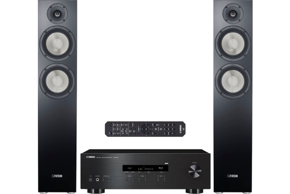 Yamaha R-S202 BK / Canton GLE 70 HiFi Stereoanlage Set image 1