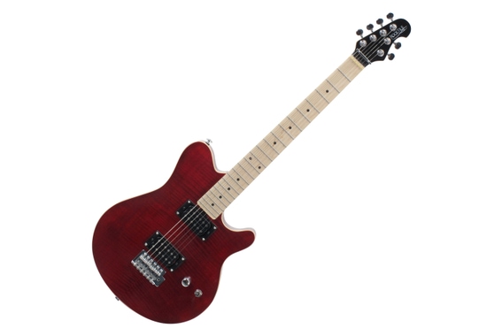 Rocktile Pro MM150-TR guitare eléctrique transparent red image 1
