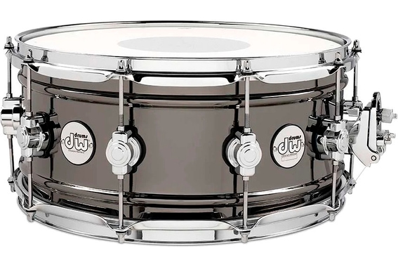 DW Design Series Rullante 14" x 6,5" Black Nickel su Ottone image 1