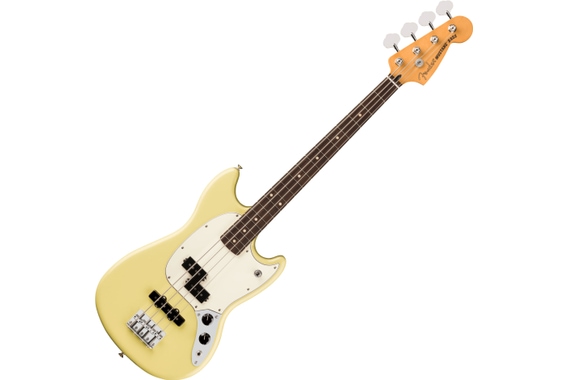 Fender Player II Mustang Bass PJ RW Hialeah Yellow image 1