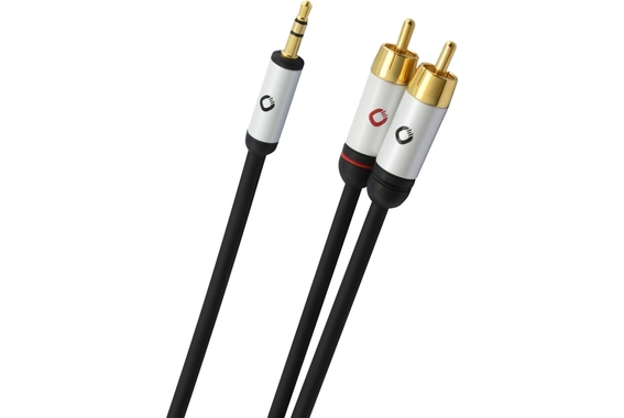 Oehlbach i-Connect Audio Kabel RCA Jack 1,5m schwarz image 1