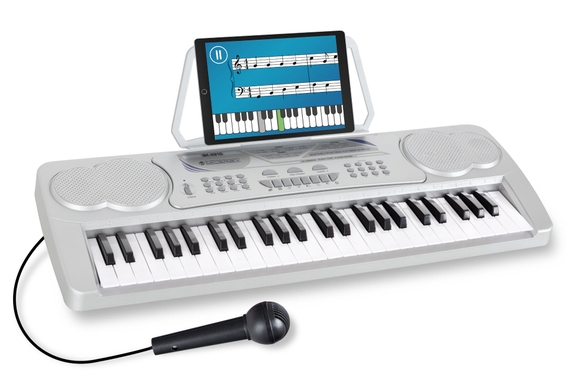 McGrey BK-4910SR Keyboard mit 49 Tasten und Notenhalter Silber  - Retoure (Zustand: gut) image 1