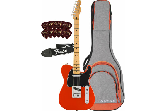 Fender Player II Telecaster MN Coral Red Set image 1