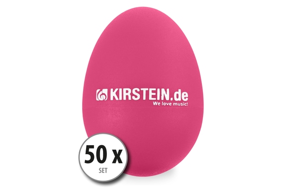 50x Kirstein ES-10P Egg Shaker rosa Medium-Light Set image 1