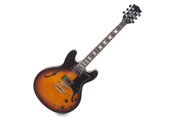 Rocktile Pro HB100-SB Electric Guitar Vintage Sunburst image 1