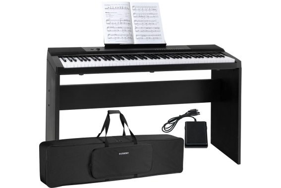 McGrey DK-88 Beginner-Keyboard Set in Stagepiano Optik mit Tasche image 1