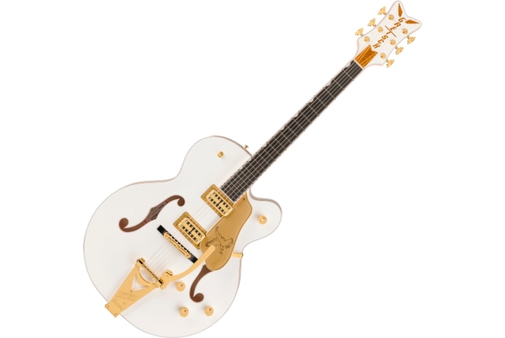Gretsch Falcon Hollow Body with String-Thru Bigsby White image 1