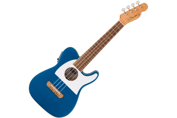 Fender Fullerton Tele Ukulele Lake Placid Blue image 1