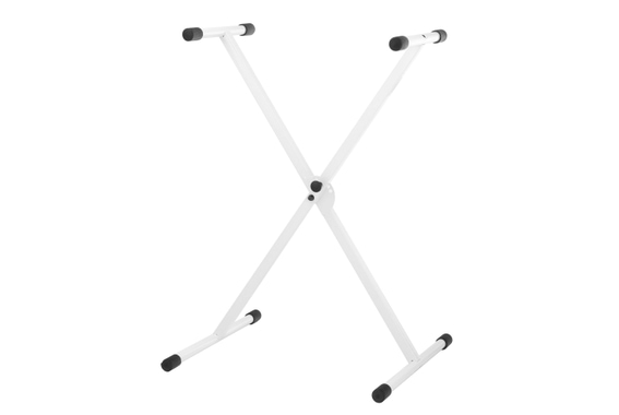 Classic Cantabile X Keyboard stand height adjustable white image 1