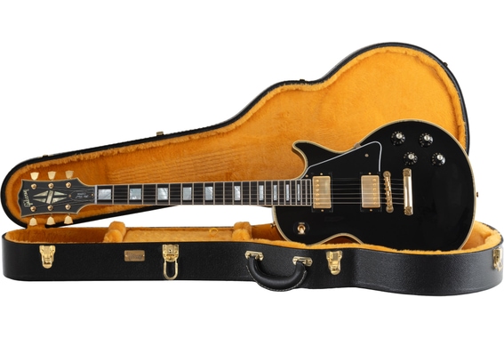 Gibson 1968 Les Paul Custom Reissue Gloss Ebony image 1