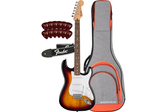 Fender Standard Stratocaster 3-Color Sunburst Set image 1