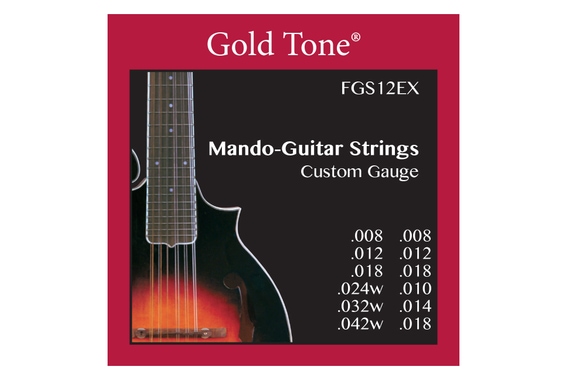 Gold Tone FGS-12EX Mando Guitar Saitensatz für F12 image 1