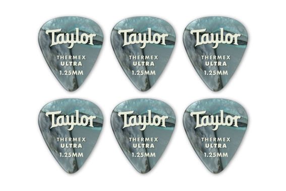 Taylor Thermex 6er Pack UltraPicks Abalone 1,25mm Premium 351 image 1