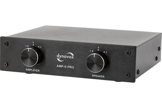 Dynavox AMP-S Pro Verstärker/Boxen-Umschalter schwarz image 1