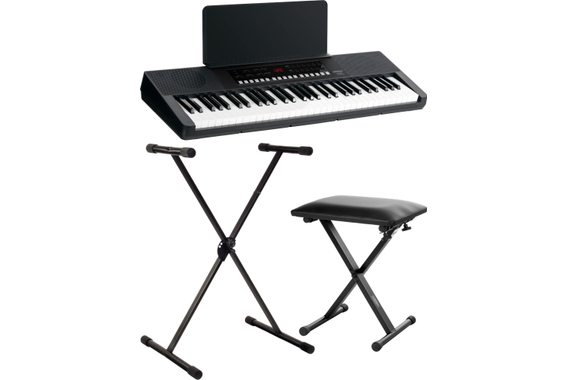 FunKey 61 MKII Clavier Noir Pack Incl. Pied Et Banc image 1