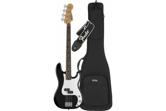 Fender Standard Precision Bass Black Set image 1