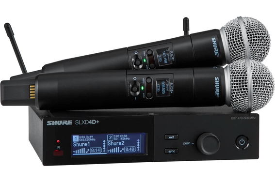 Shure SLXD24D+/58 S50 Système sans fil numérique image 1