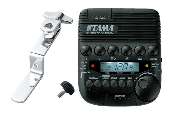 Tama RW200 / RWH10 Rhythm-Watch Metronom SET mit Halterung image 1