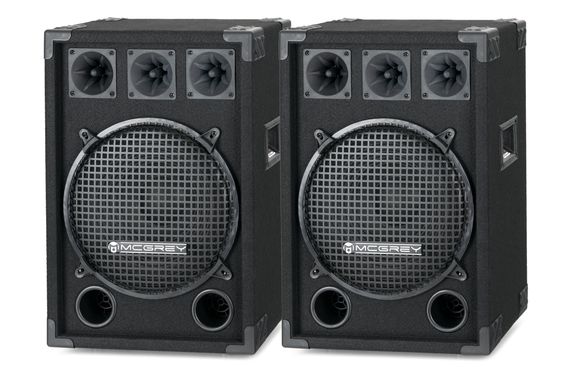 McGrey DJ-1222 Partykeller/DJ-Box Paar 2x 600W  - Retoure (Zustand: sehr gut) image 1
