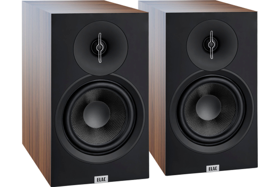 ELAC Debut B6.3 Regallautsprecher Walnuss Paar image 1