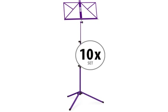 10x Set Classic Cantabile 100 muziekstandaard Medium Lila image 1