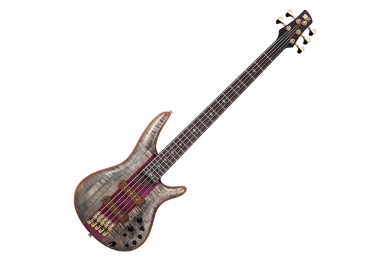 Ibanez SR5CMDX E-Bass Black Ice Low Gloss image 1