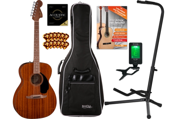 Fender California Standard Monterey Natural Sapele Starter Set image 1