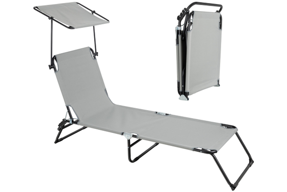 Stagecaptain CS-190 Sonnenliege mit Dach klappbar   - Retoure (Zustand: sehr gut) image 1