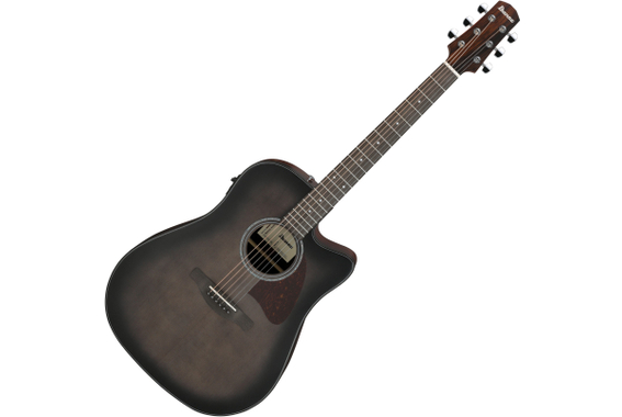 Ibanez AAD70CE-TBN Westerngitaar Charcoal Burst Top image 1