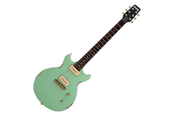 Slick SL60 SG E-Gitarre Surf Green image 1