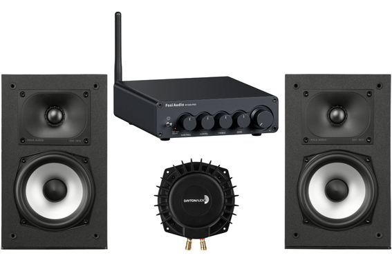 Fosi Audio BT30D Pro / Polk 2.1 Bass Shaker Set image 1