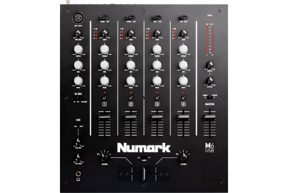 Numark M6 USB Black DJ-Mixer  - Retoure (Zustand: gut) image 1
