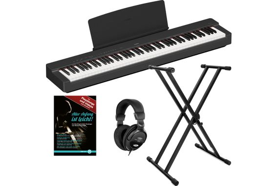 Yamaha P-223B Stagepiano Set Nero image 1